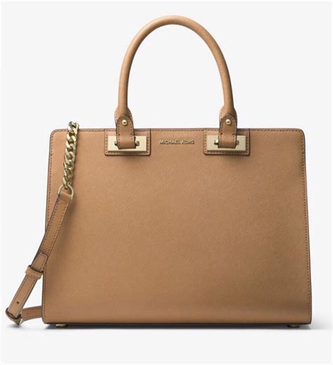 michael kors quinn large satchel acorn|Michael Kors Signature Quinn Large Satchel .